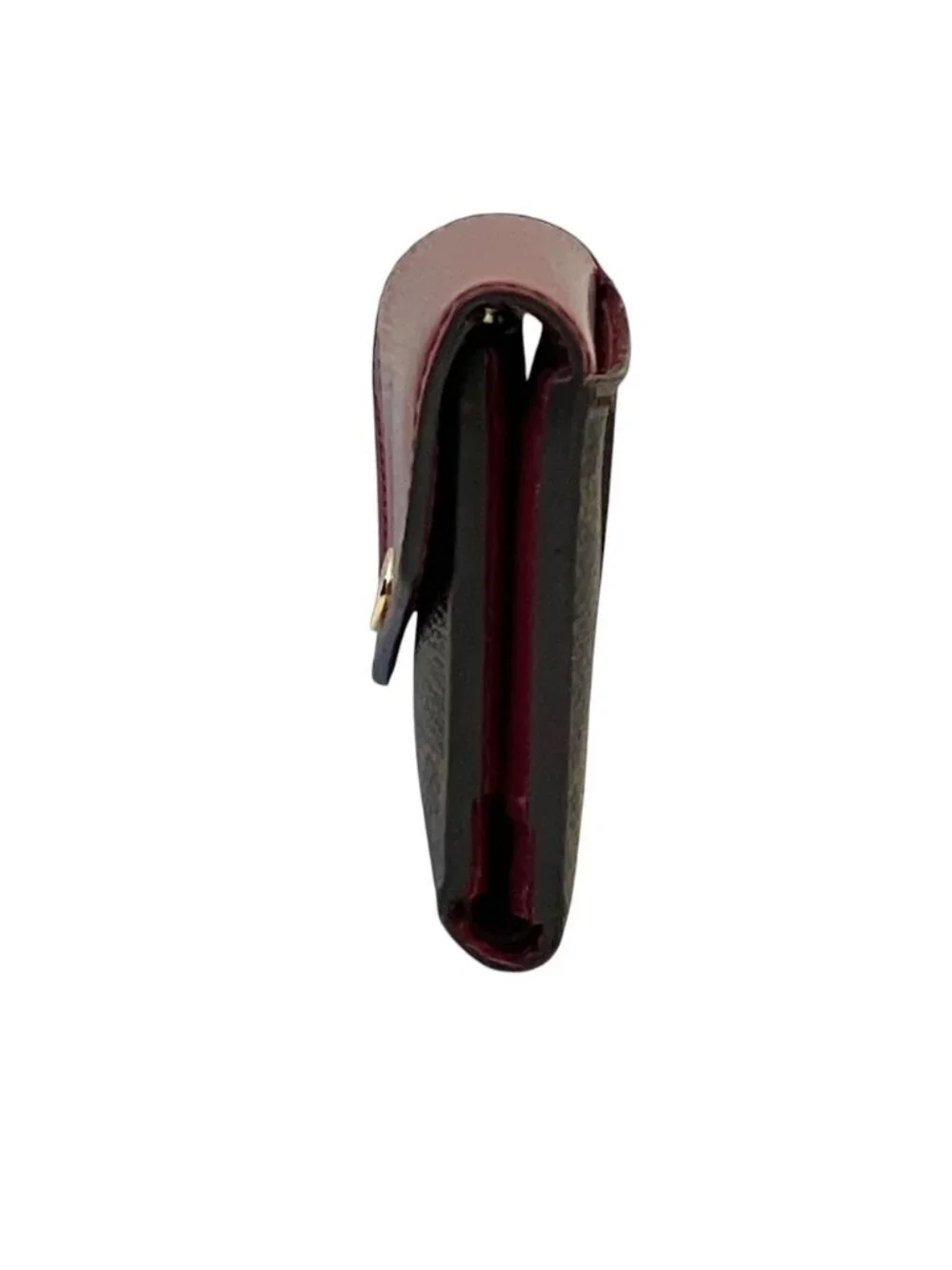 Louis Vuitton Portefeuille Zoe Monogram Compact Wallet Fuchsia Brown